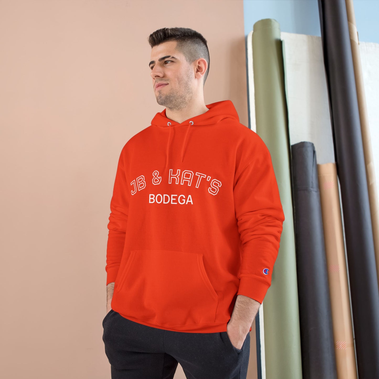 CHAMPION NYK Bodega Hoodie - "JB & Kat's"