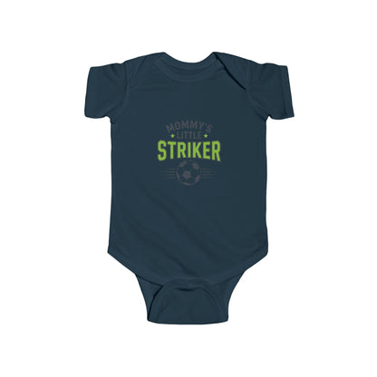 Infant Bodysuit - "Mommy's Little Striker" Soccer Baby Onesie