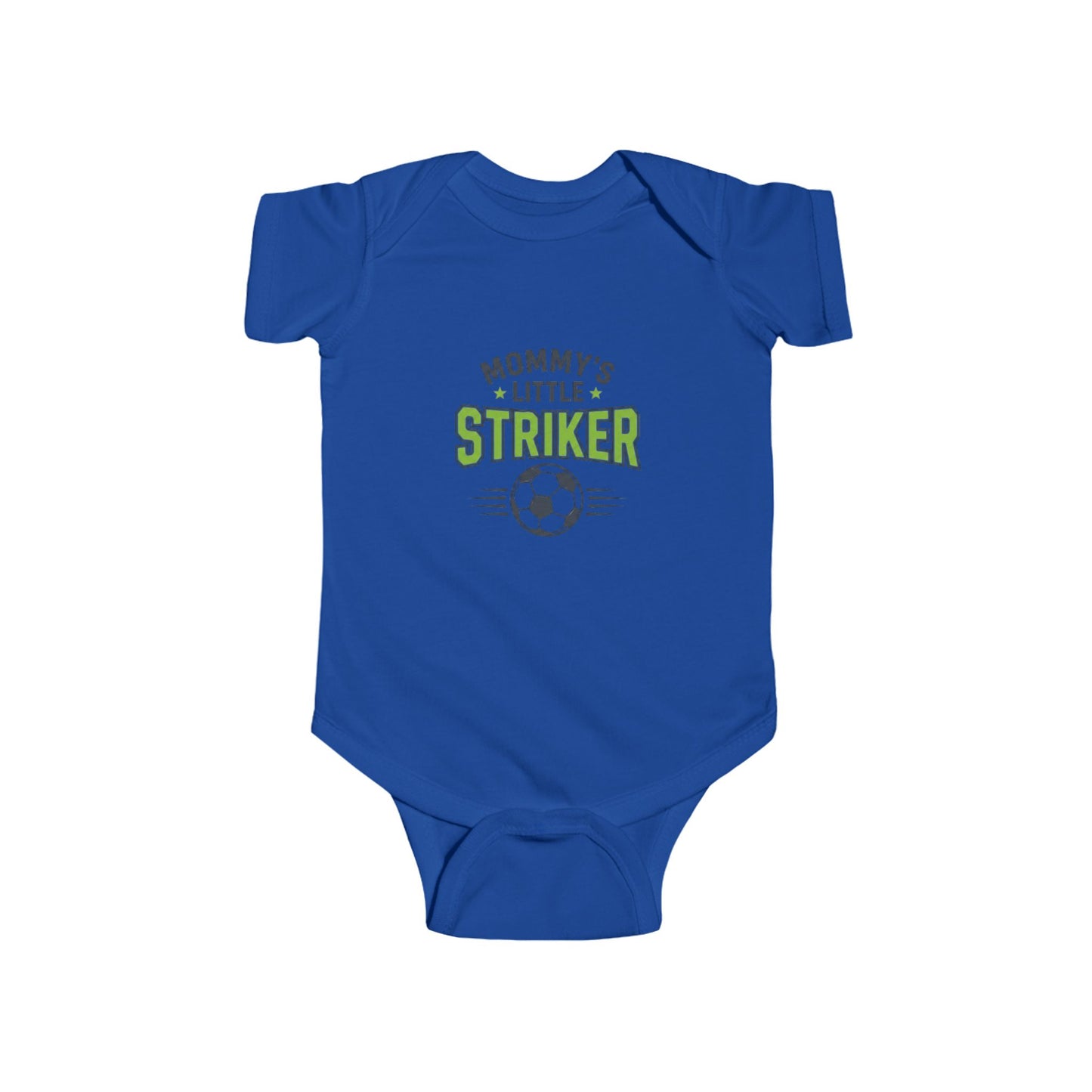 Infant Bodysuit - "Mommy's Little Striker" Soccer Baby Onesie