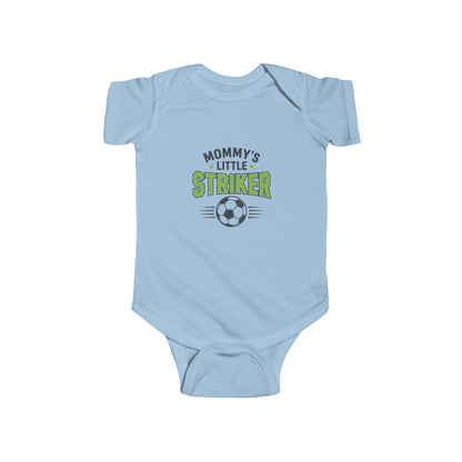 Infant Bodysuit - "Mommy's Little Striker" Soccer Baby Onesie