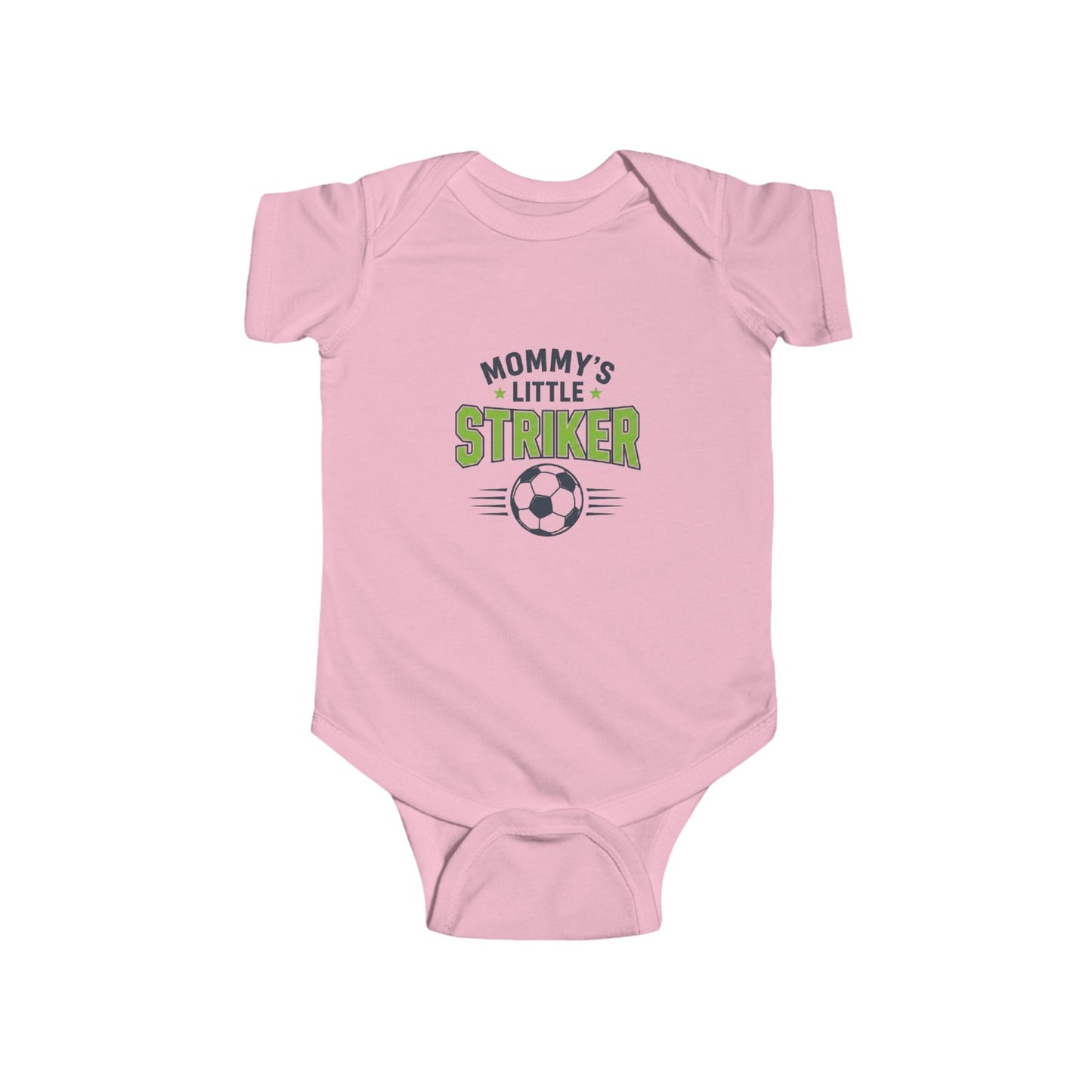 Infant Bodysuit - "Mommy's Little Striker" Soccer Baby Onesie