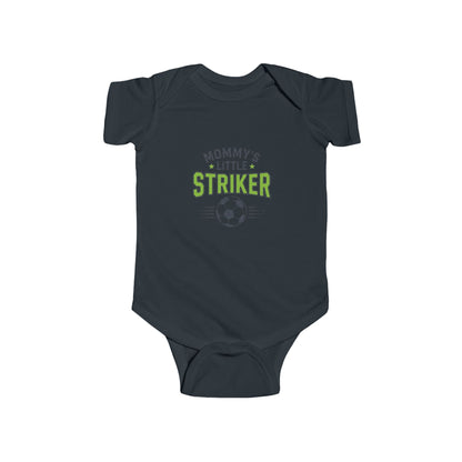 Infant Bodysuit - "Mommy's Little Striker" Soccer Baby Onesie