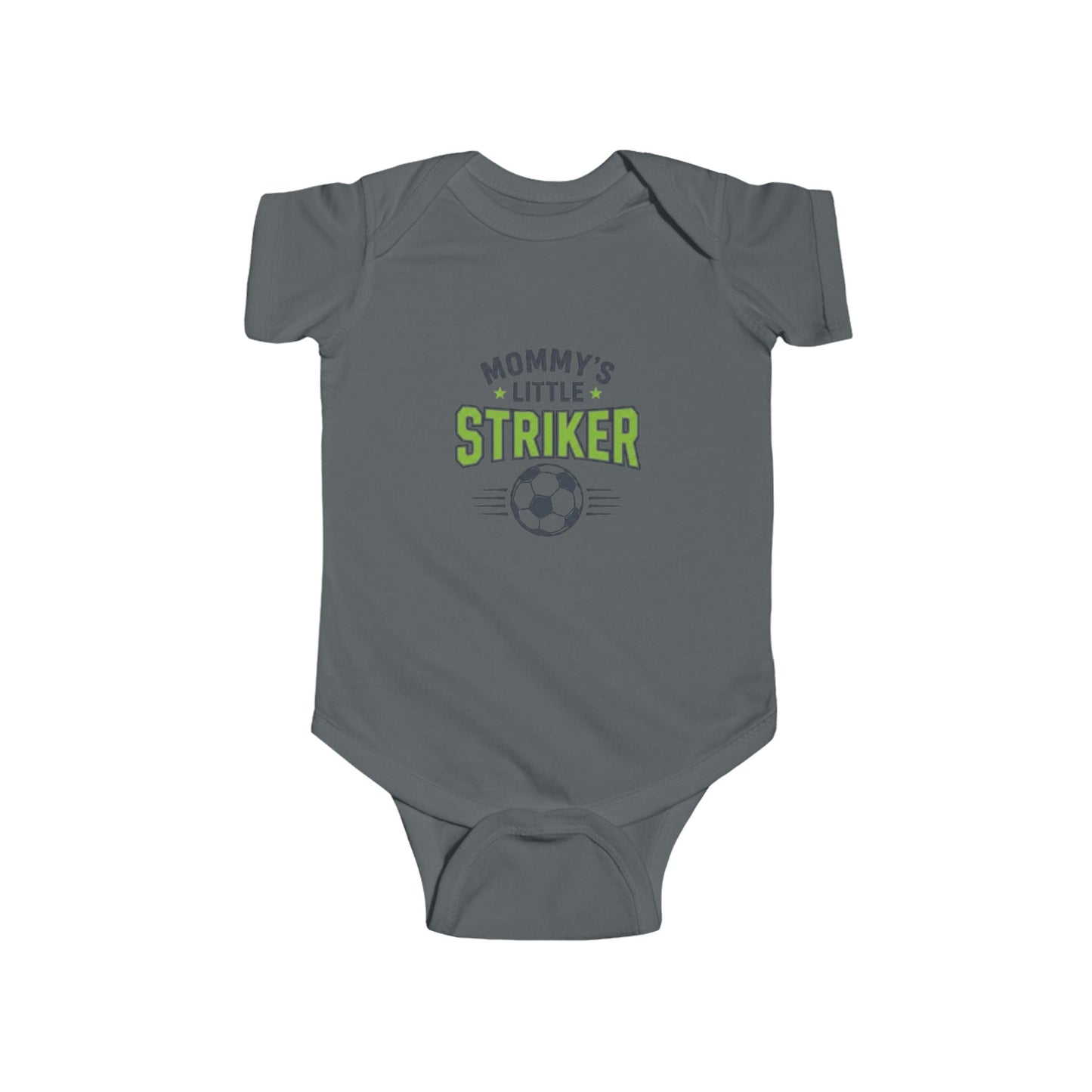Infant Bodysuit - "Mommy's Little Striker" Soccer Baby Onesie
