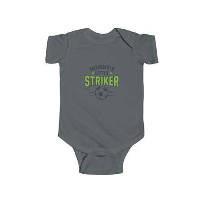Infant Bodysuit - "Mommy's Little Striker" Soccer Baby Onesie