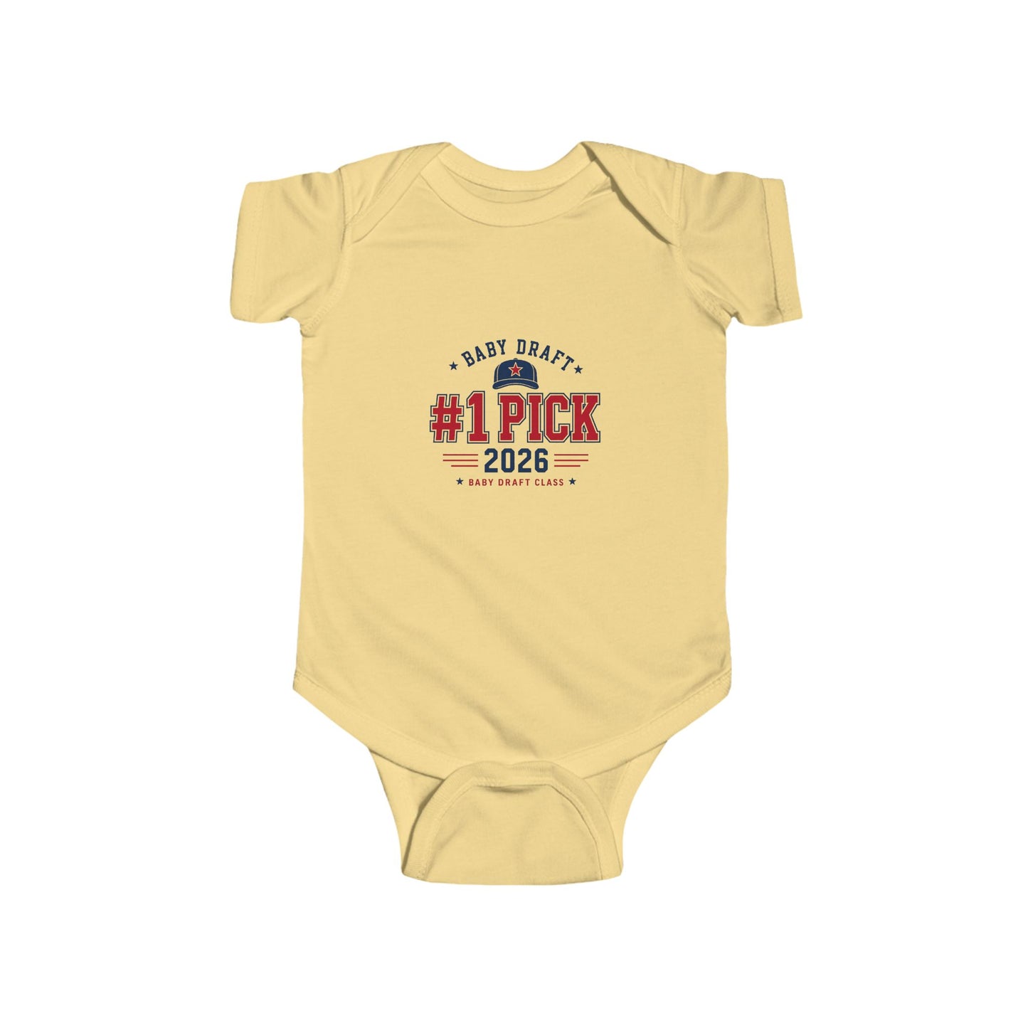 Baby #1 Pick 2026 Draft Day Onesie