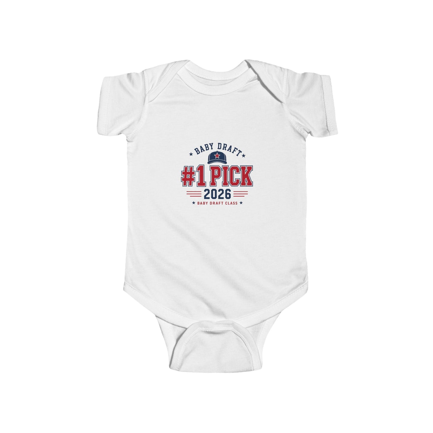 Baby #1 Pick 2026 Draft Day Onesie