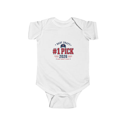 Baby #1 Pick 2026 Draft Day Onesie