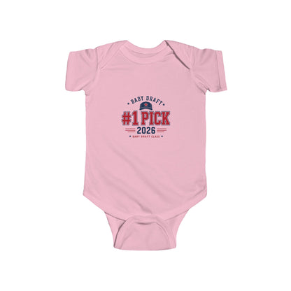 Baby #1 Pick 2026 Draft Day Onesie
