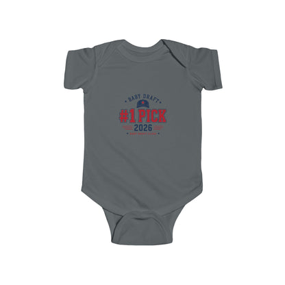 Baby #1 Pick 2026 Draft Day Onesie
