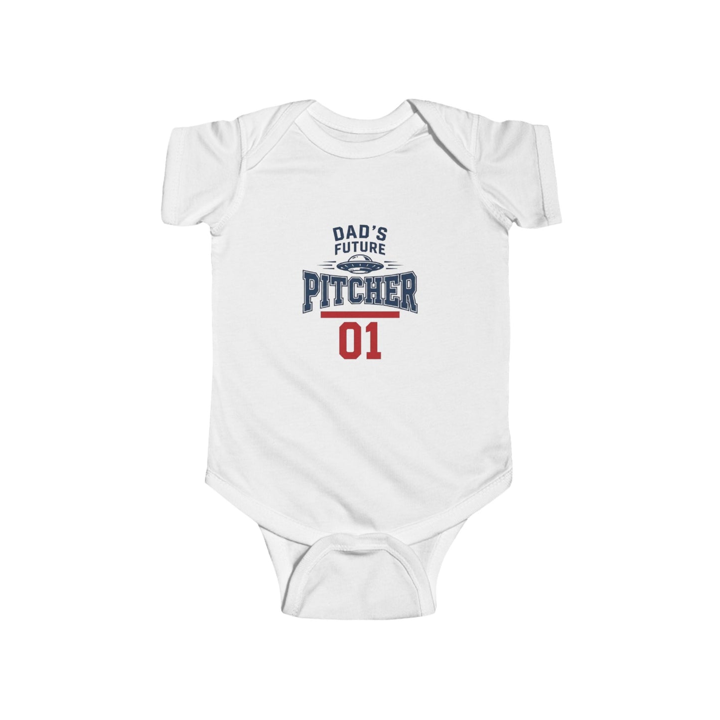 "Dad's Future Pitcher" Onesie