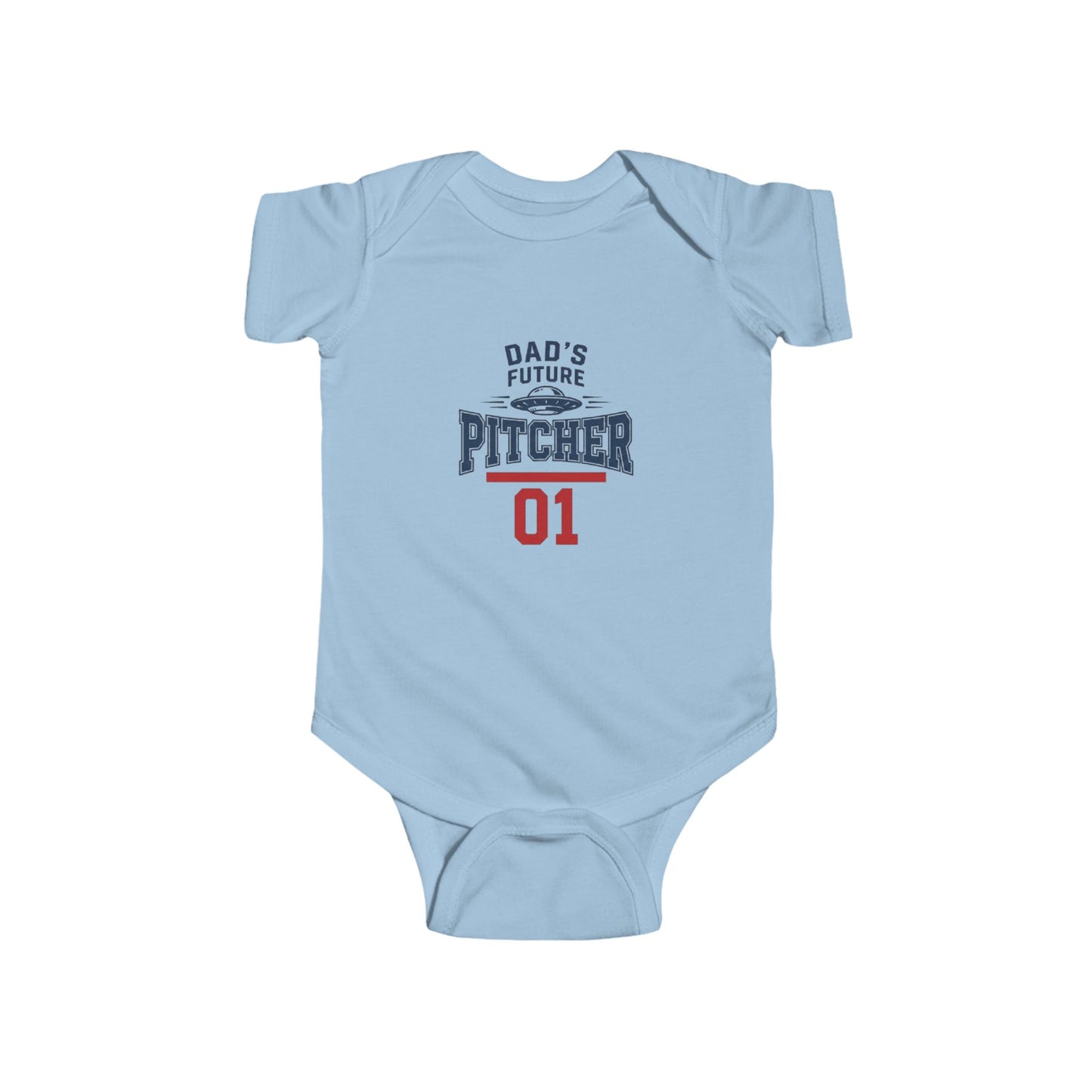 "Dad's Future Pitcher" Onesie