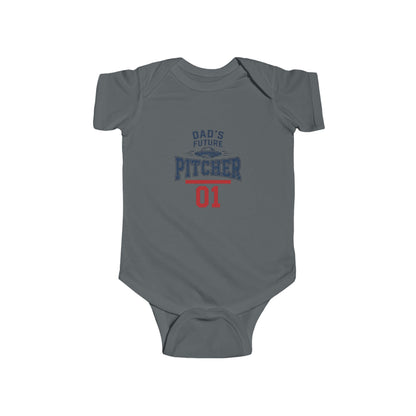 "Dad's Future Pitcher" Onesie