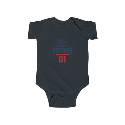 "Dad's Future Pitcher" Onesie