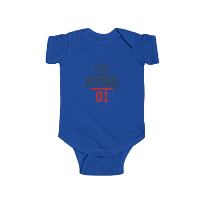 "Dad's Future Pitcher" Onesie