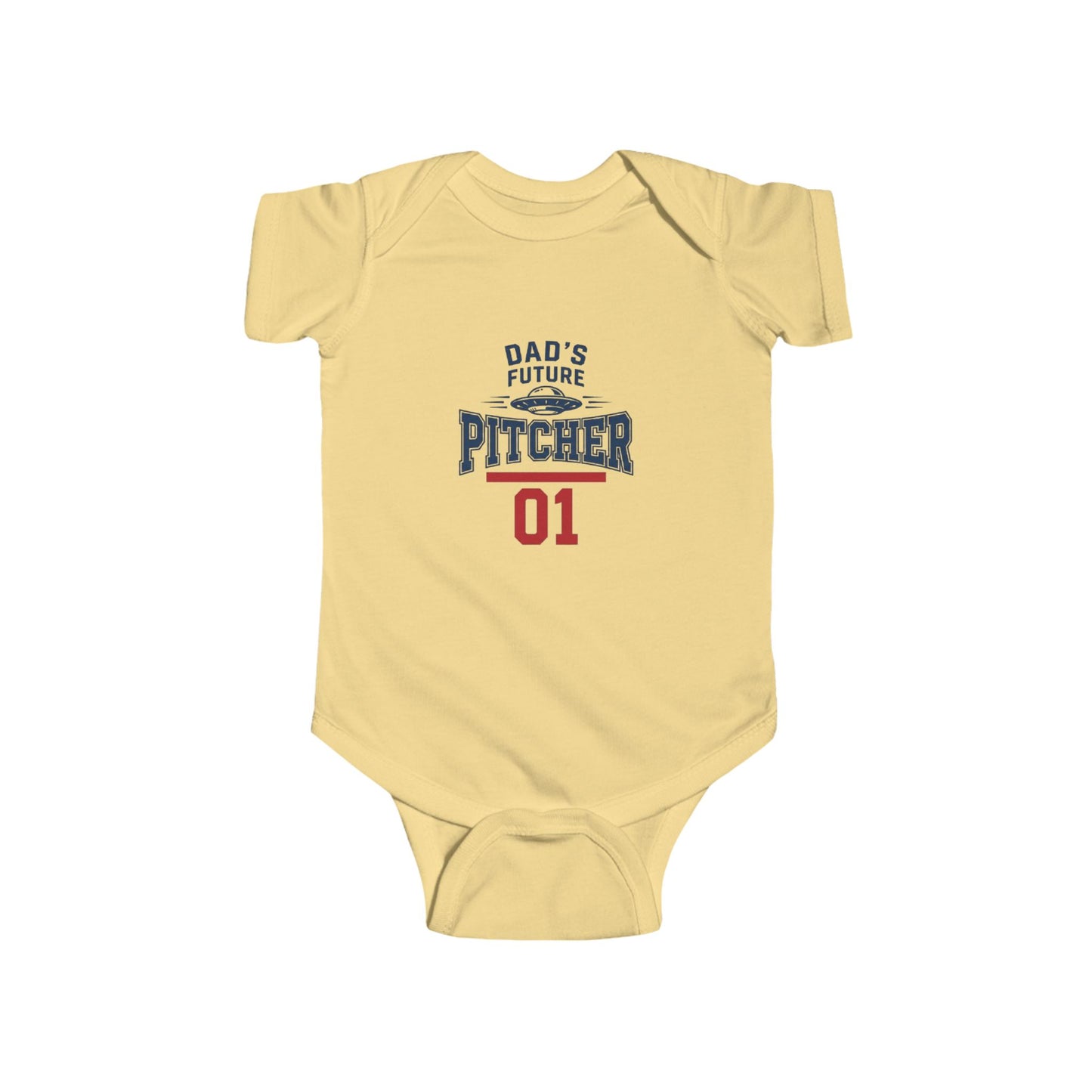 "Dad's Future Pitcher" Onesie