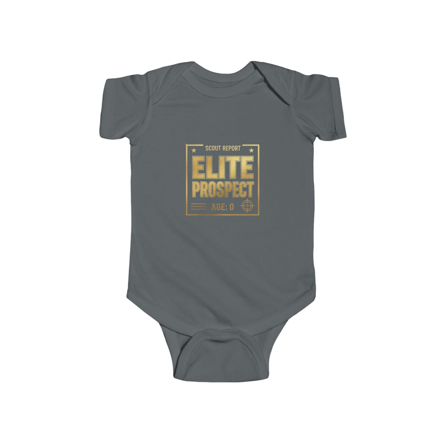 Elite Prospect Infant Bodysuit – 'Scout Report' Baby Onesie