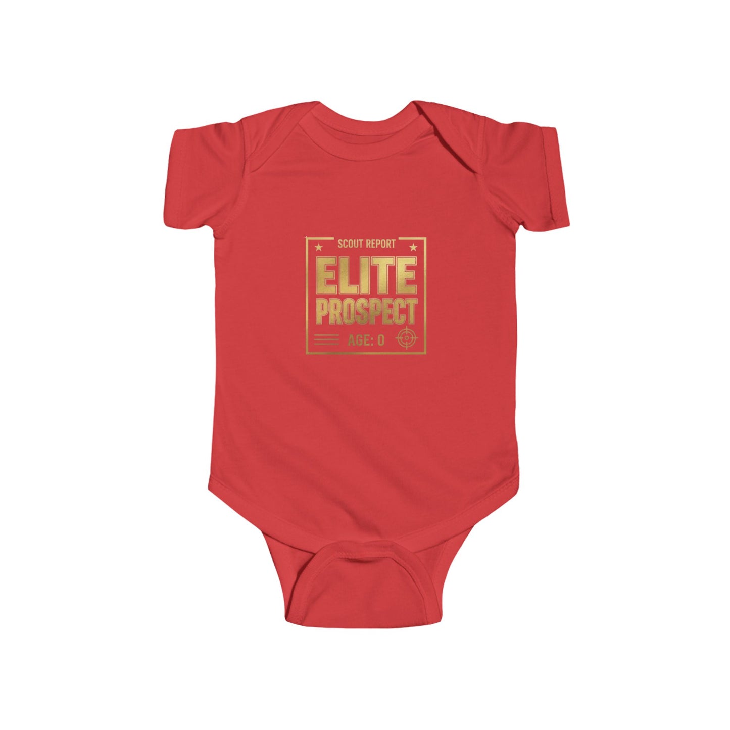 Elite Prospect Infant Bodysuit – 'Scout Report' Baby Onesie