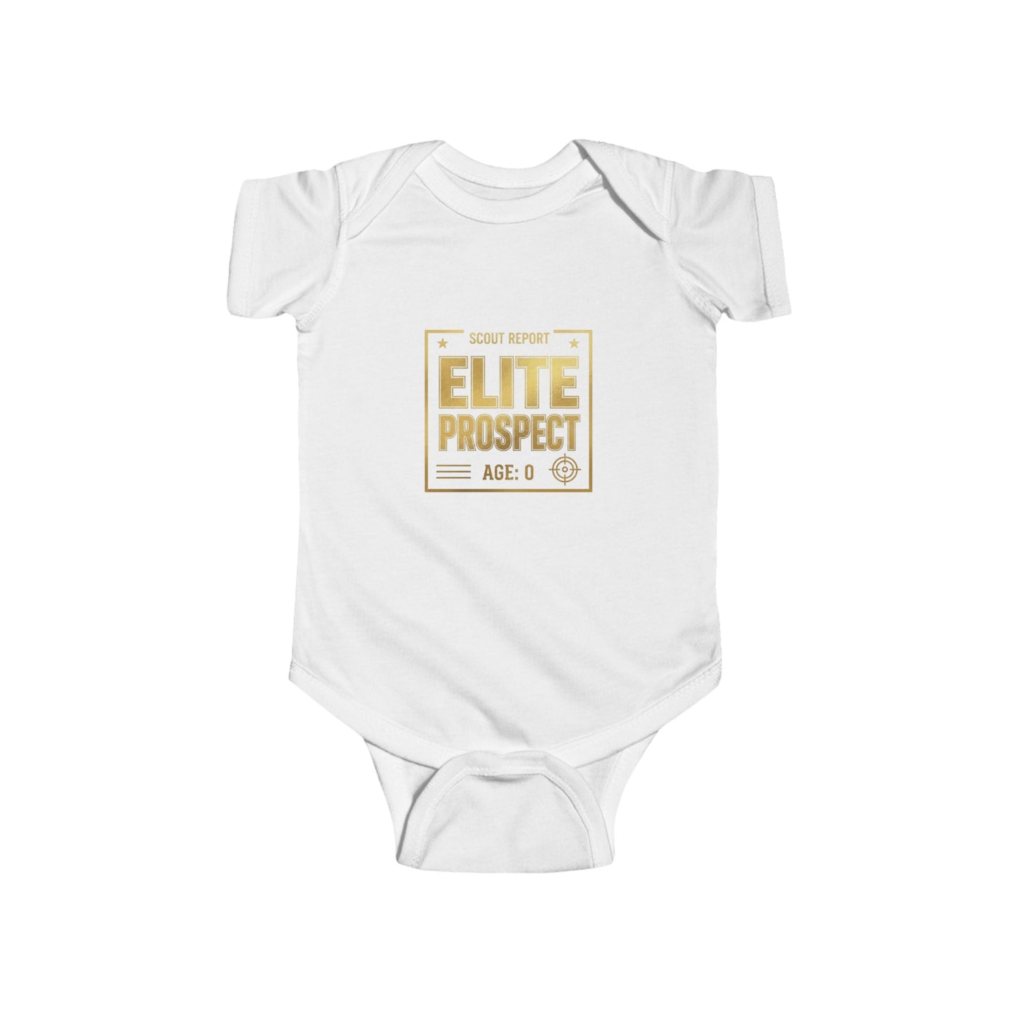 Elite Prospect Infant Bodysuit – 'Scout Report' Baby Onesie