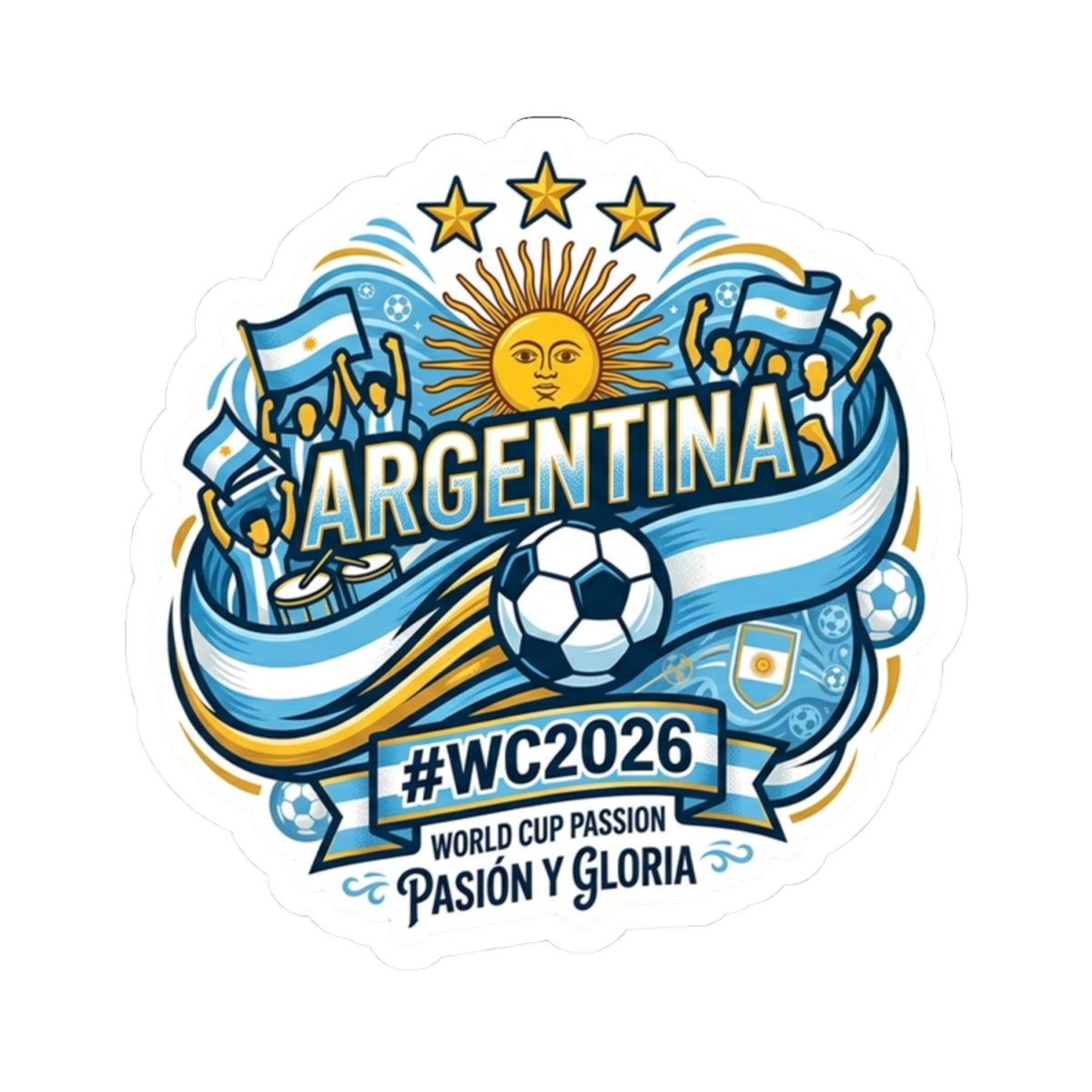 Argentina World Cup 2026 Sticker