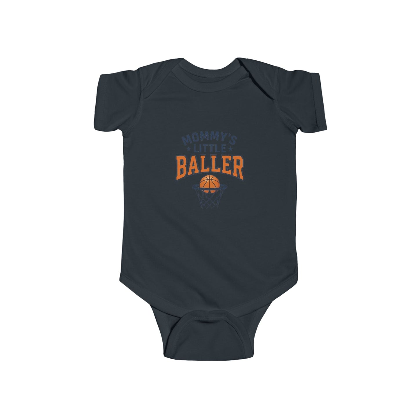 Baby Bodysuit - "Mommy's Little Baller" Basketball Infant Onesie