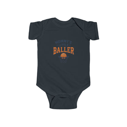 Baby Bodysuit - "Mommy's Little Baller" Basketball Infant Onesie