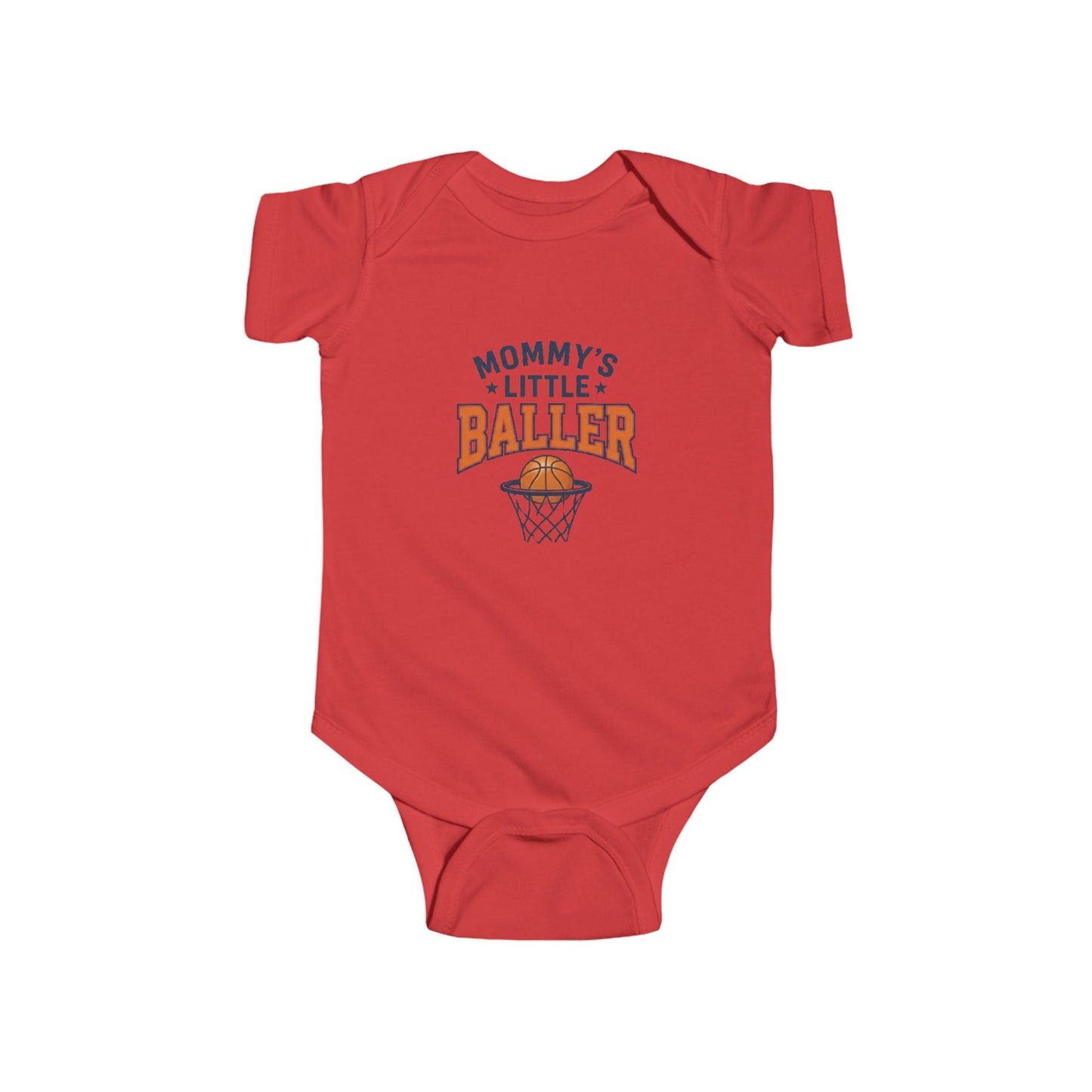Baby Bodysuit - "Mommy's Little Baller" Basketball Infant Onesie