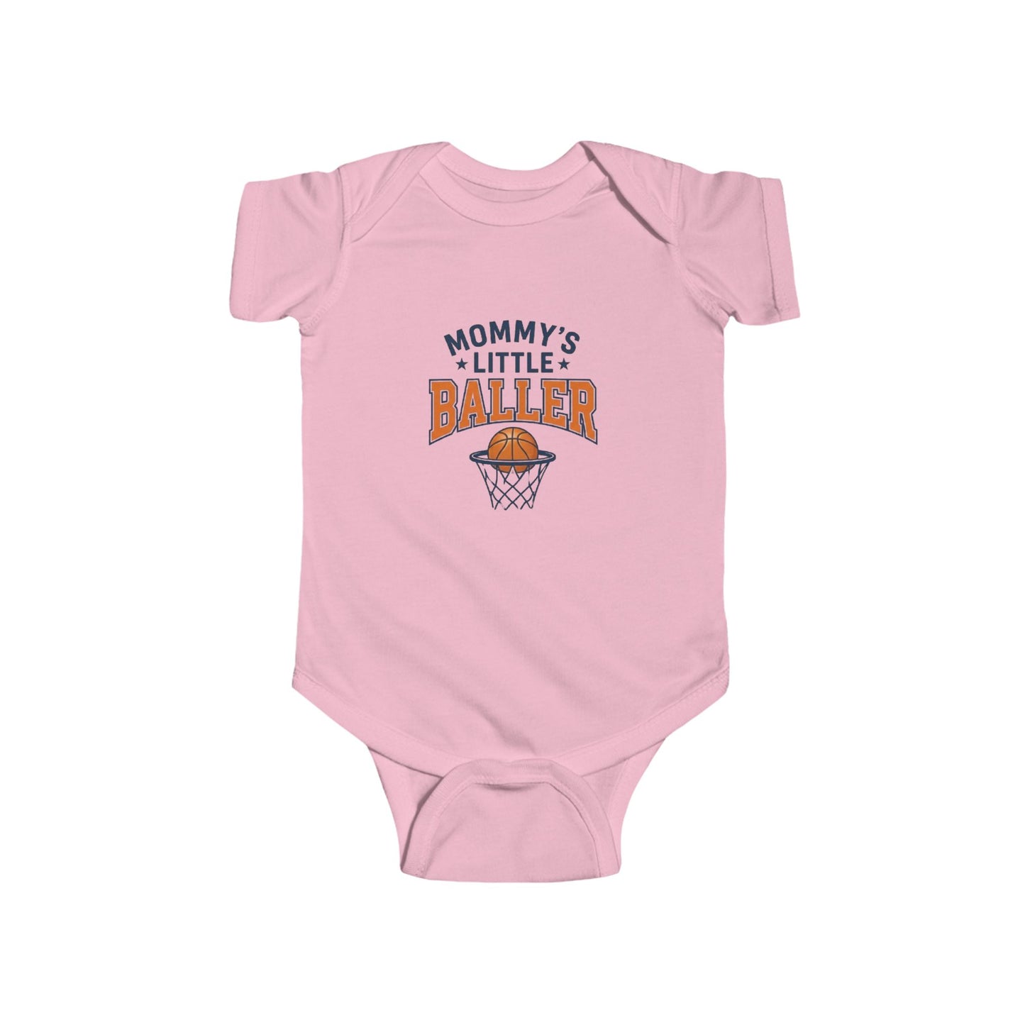 Baby Bodysuit - "Mommy's Little Baller" Basketball Infant Onesie