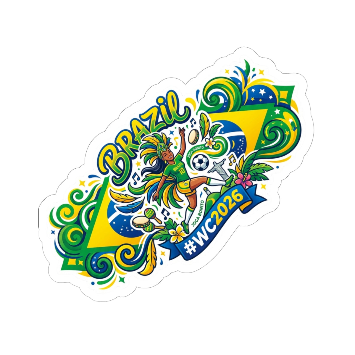 Brazil World Cup 2026 Sticker