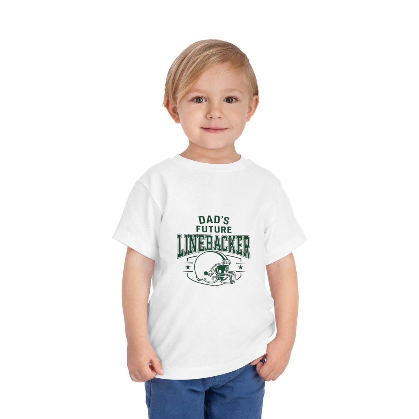 "Dad's Future Linebacker" Toddler Tee