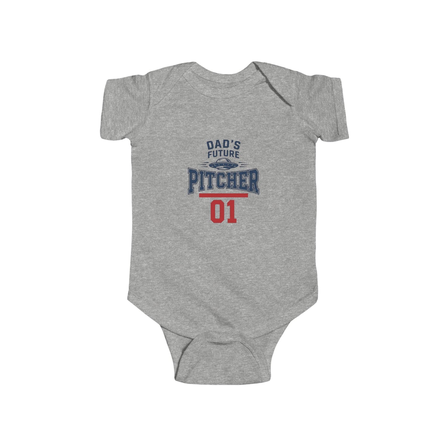 "Dad's Future Pitcher" Onesie