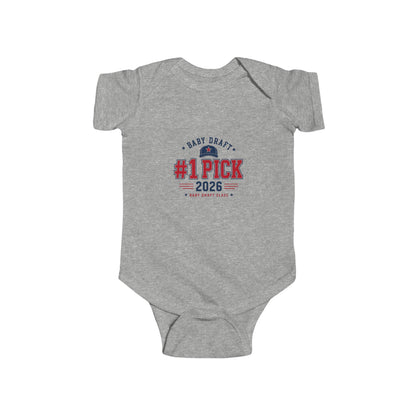 Baby #1 Pick 2026 Draft Day Onesie