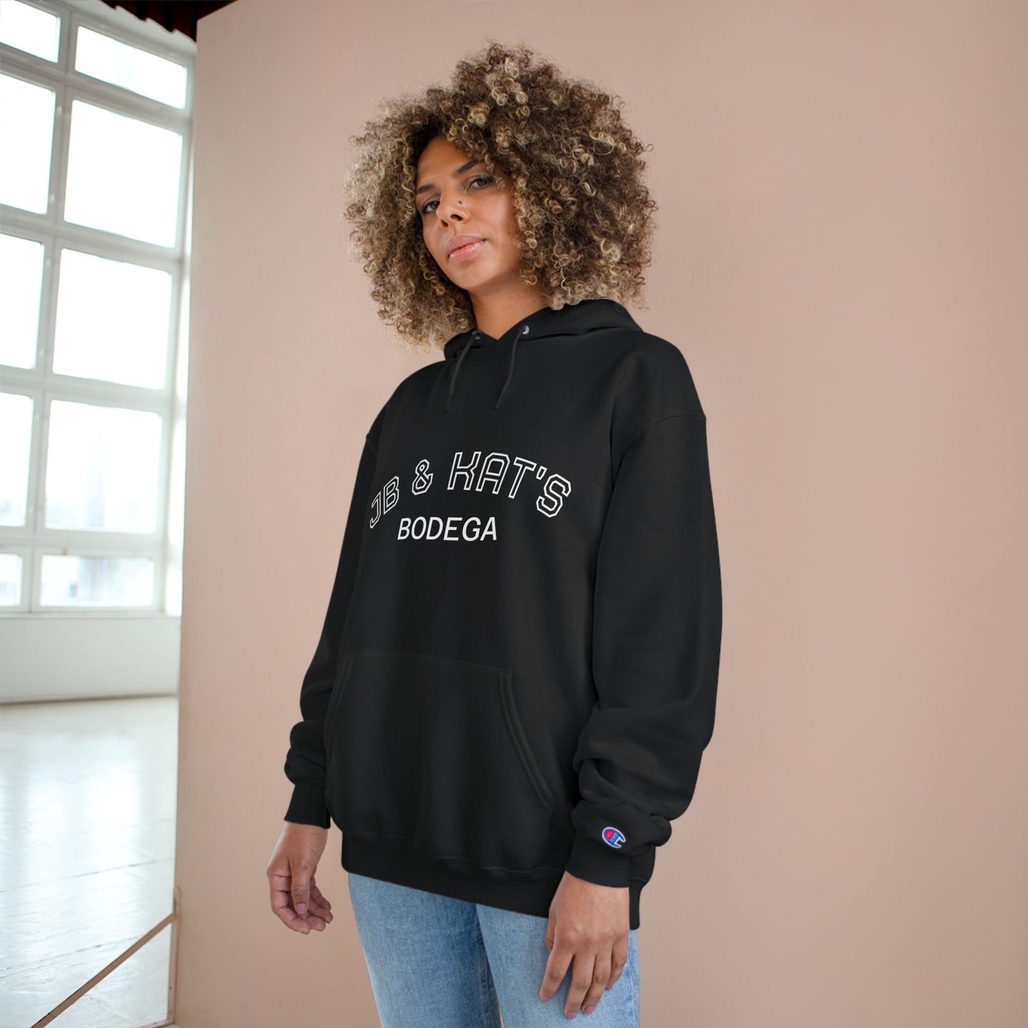 CHAMPION NYK Bodega Hoodie - "JB & Kat's"