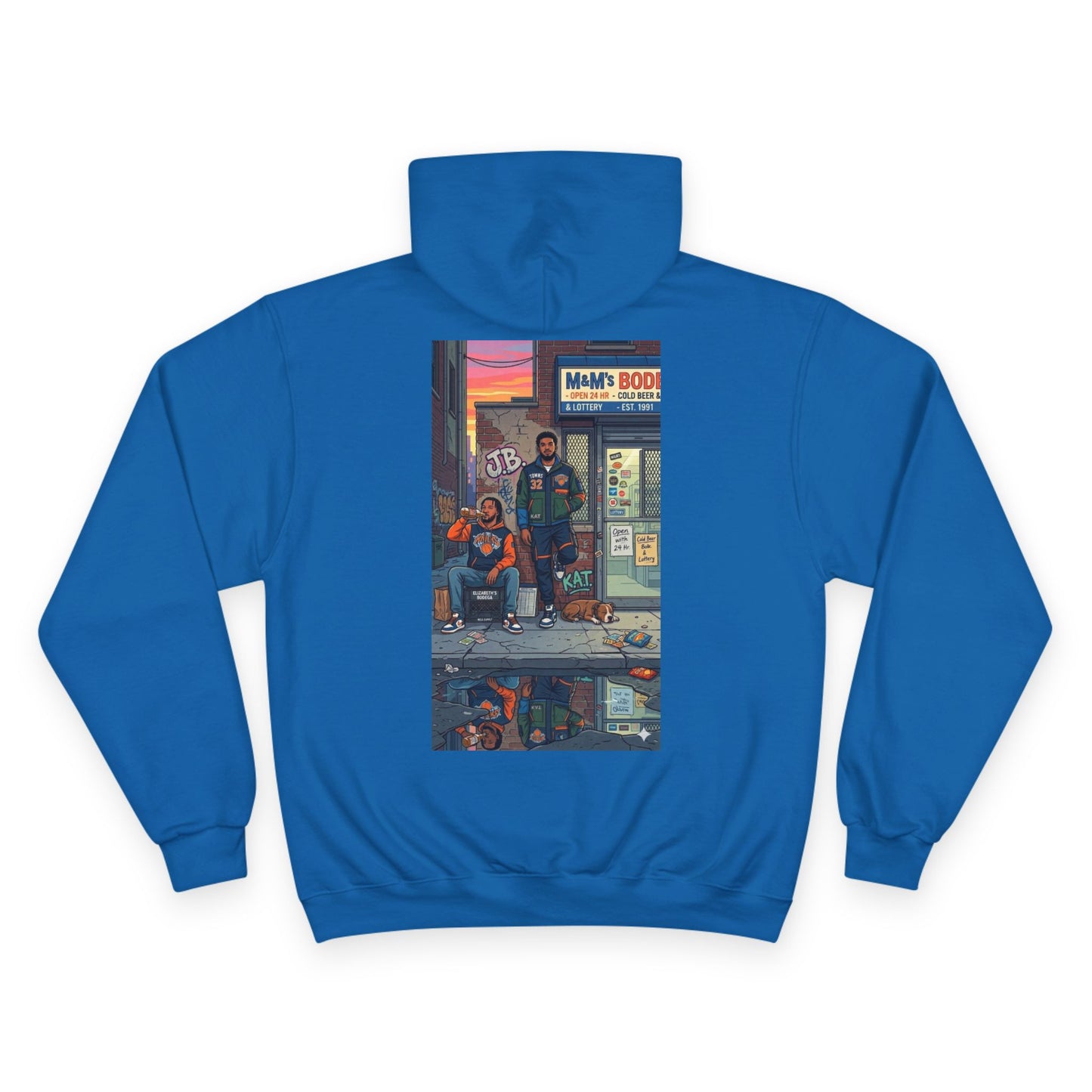 CHAMPION NYK Bodega Hoodie - "JB & Kat's"