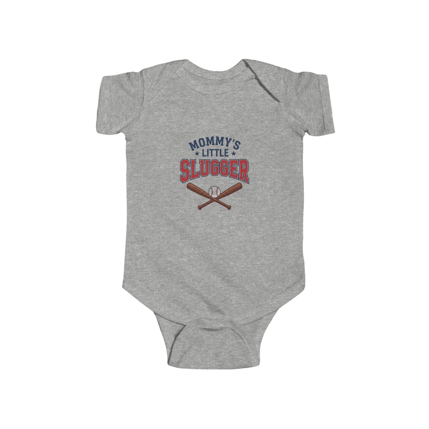 "Mommy's Little Slugger" Baby Baseball Onesie