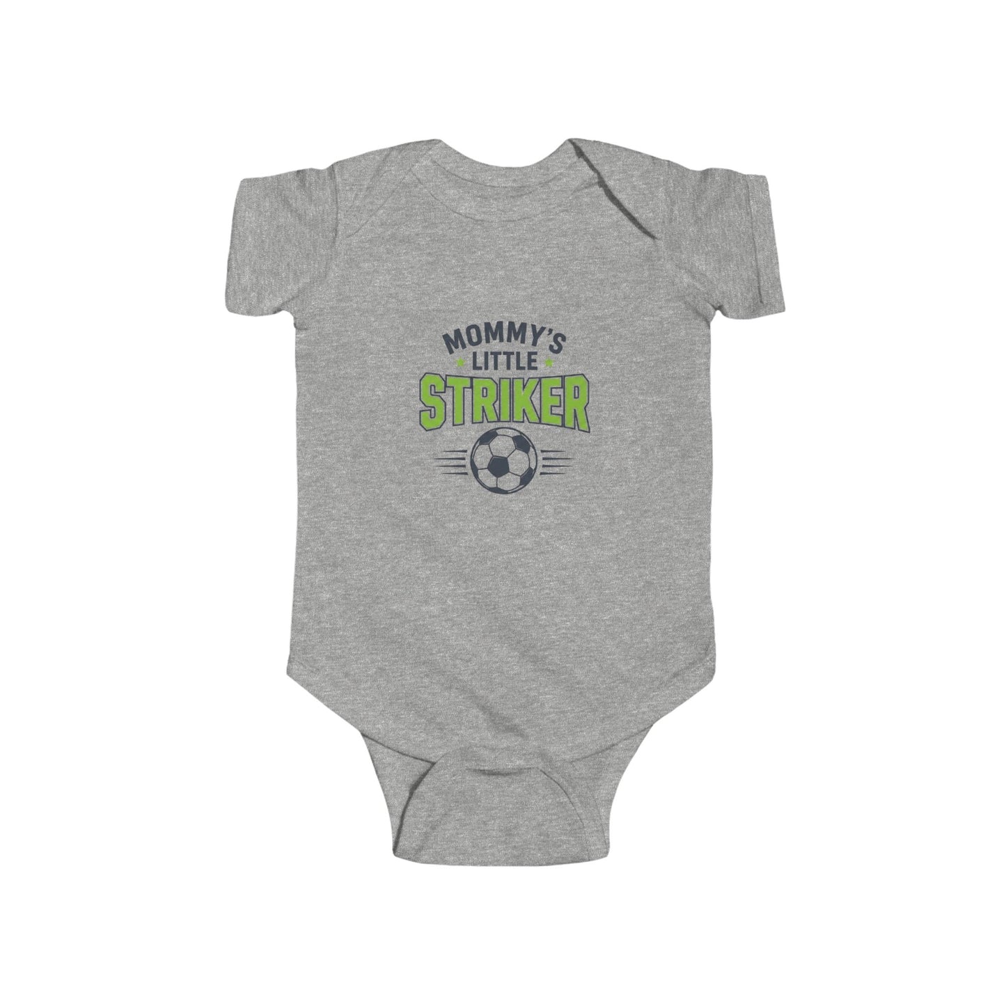 Infant Bodysuit - "Mommy's Little Striker" Soccer Baby Onesie