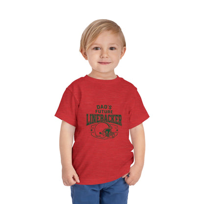 "Dad's Future Linebacker" Toddler Tee