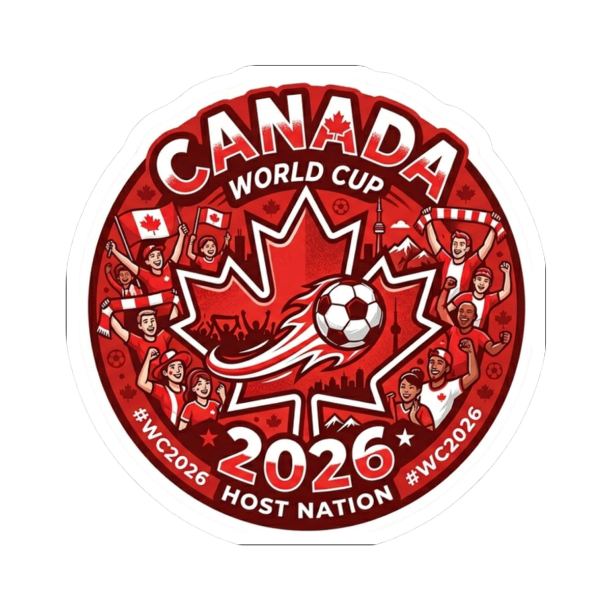 Canada 2026 World Cup Sticker