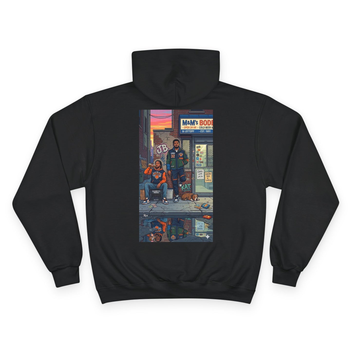 CHAMPION NYK Bodega Hoodie - "JB & Kat's"
