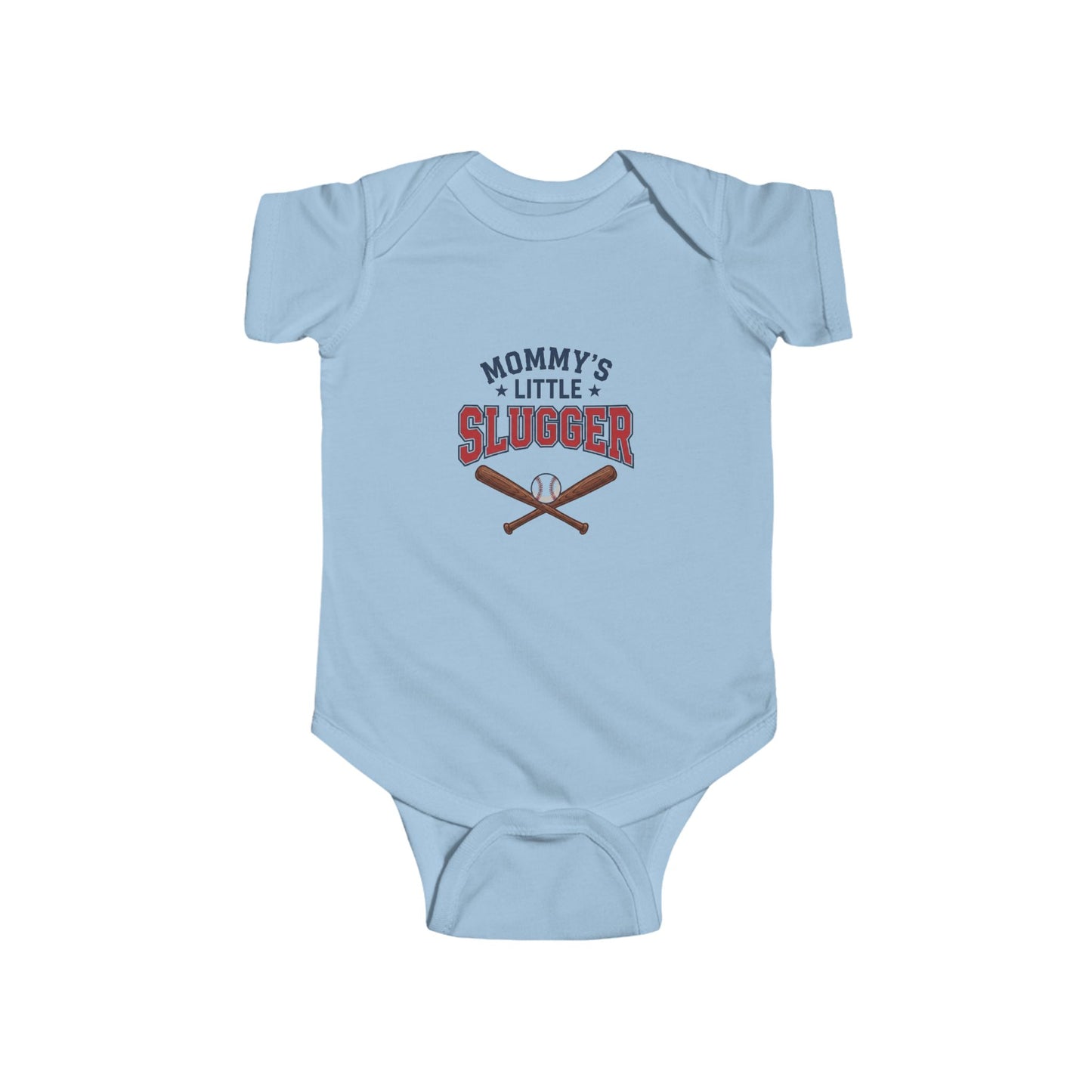 "Mommy's Little Slugger" Baby Baseball Onesie