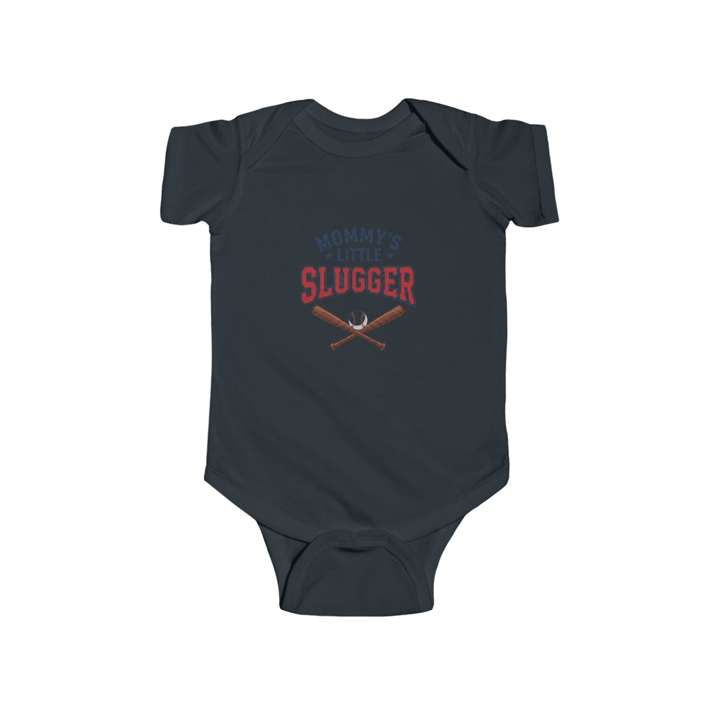 "Mommy's Little Slugger" Baby Baseball Onesie