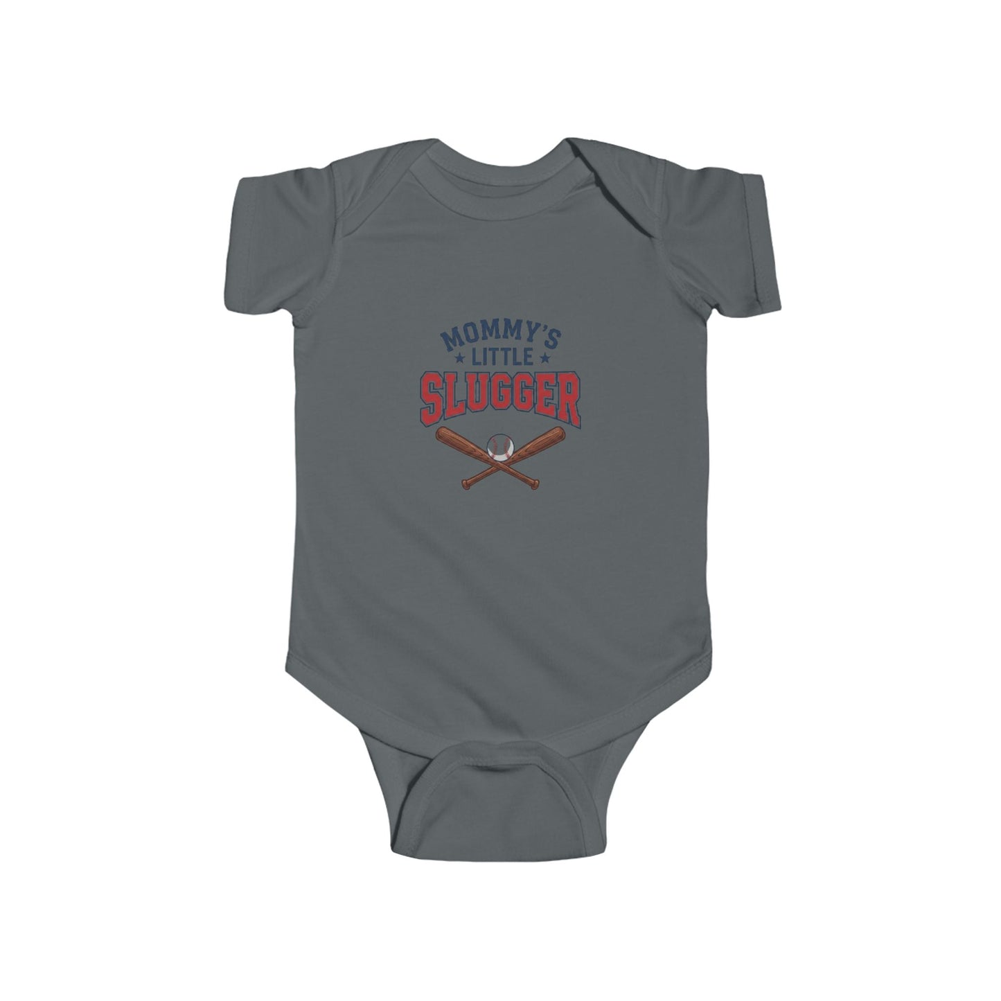 "Mommy's Little Slugger" Baby Baseball Onesie