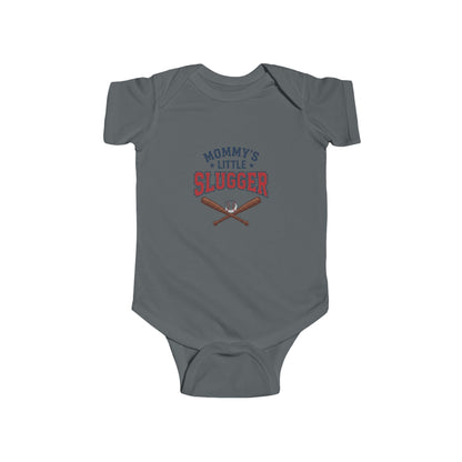"Mommy's Little Slugger" Baby Baseball Onesie