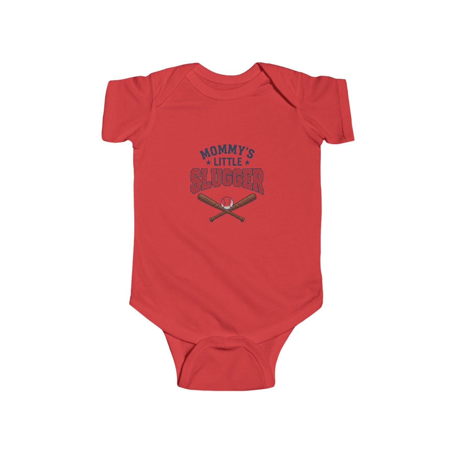 "Mommy's Little Slugger" Baby Baseball Onesie