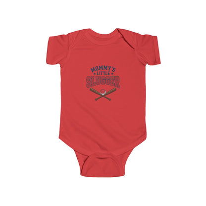 "Mommy's Little Slugger" Baby Baseball Onesie