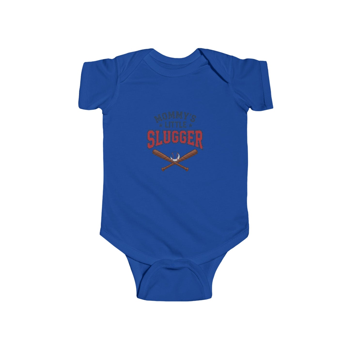 "Mommy's Little Slugger" Baby Baseball Onesie