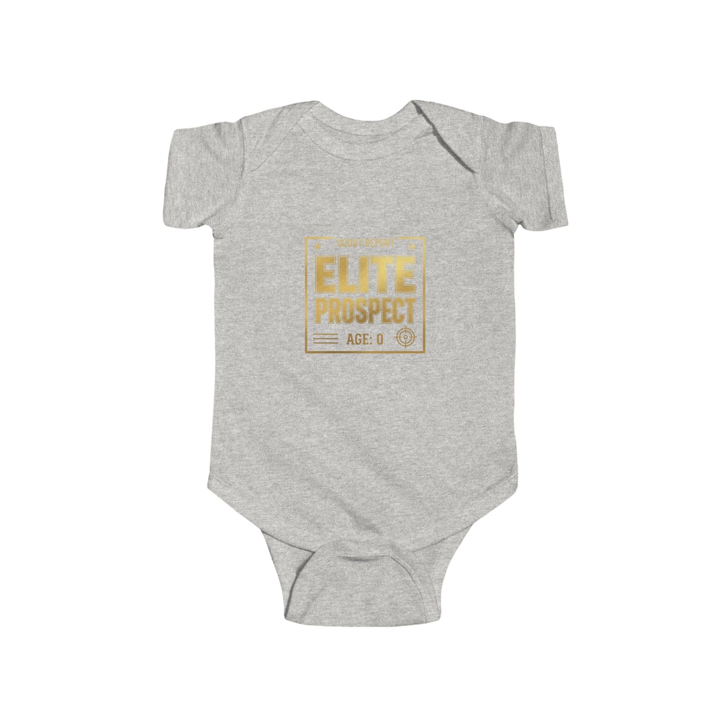 Elite Prospect Infant Bodysuit – 'Scout Report' Baby Onesie