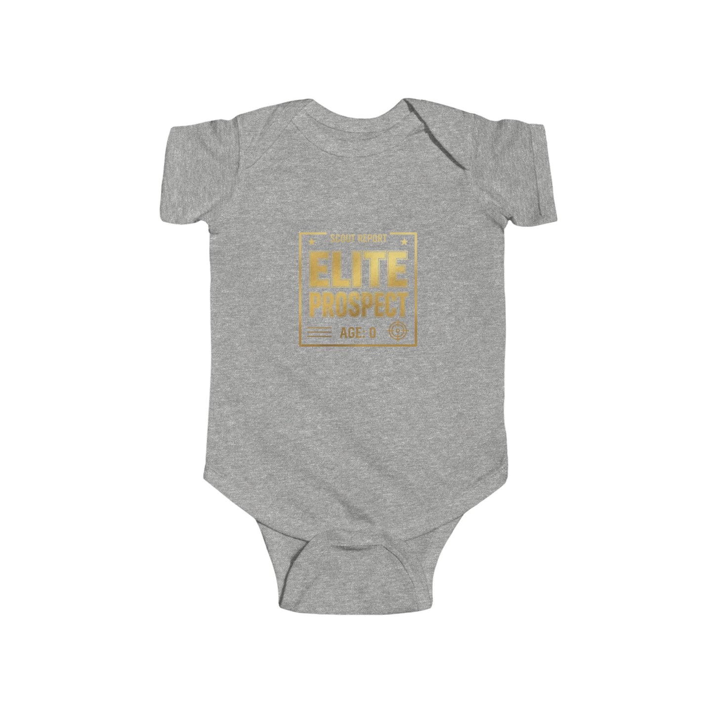 Elite Prospect Infant Bodysuit – 'Scout Report' Baby Onesie
