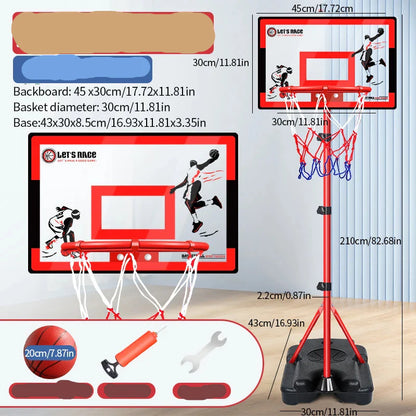 Space Saving Indoor Basketball Hoop Easy Installation